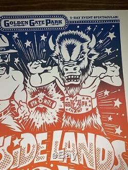 Pearl Jam Outside Lands Festival Show Poster Art Print Ames Bros 2009 DMB Signed
