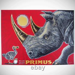 Primus Poster 5/11/2018 Austin 360 TX Signed & Numbered #250 Slater