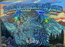 RAINBOW FOIL Dave Matthews Band AP Poster Fiddlers Green Denver N2 2024 S/N #/37