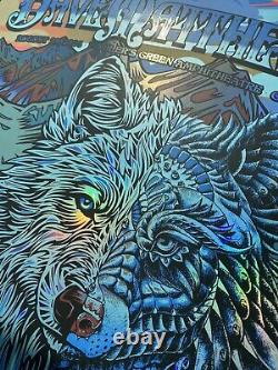 RAINBOW FOIL Dave Matthews Band AP Poster Fiddlers Green Denver N2 2024 S/N #/37