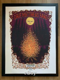 RARE Dave Matthews Band DMB The Gorge 8/31/12 Poster Signed & Numbered 84/1000