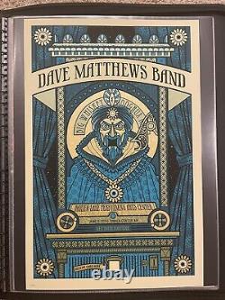 RARE Dave Matthews Band Darien Fortune Teller 2010 DMB Poster Methane Studios