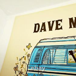 RARE! Methane Studios Dave Matthews Band Poster Woodlands, Texas Volkswagon