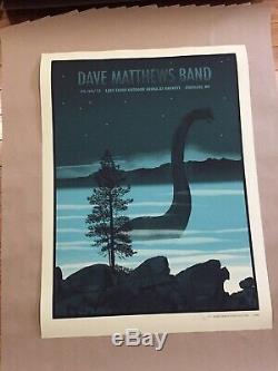 Rare Dave Matthews Band Poster 9/4/2013 Lake Tahoe Stateline Nv. Dino
