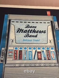 Rare Dave Matthews Band Poster Hartford Ct 5/25/2012 Candy Machine
