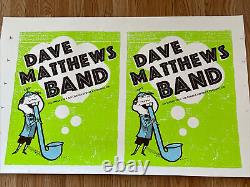 Rare Dave Matthews Band Uncut Sheet Of Original Concert Poster S Canada 2005