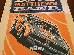 Rare Dave Matthews Band poster Charlotte NC 2008 AP Mint Methane Avett Panic Moe