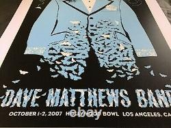 Rare Dave Matthews Band poster Hollywood 2007 Methane Avett Panic John Mayer