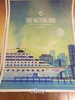 Rare Set Of Dave Matthews Band Posters West Palm Beach 7/20/12-7/21/12. Both #27