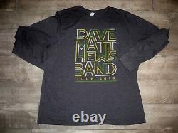 Retro Dave Matthews Band Summer 2016 Tour Concert Long Sleeve T-Shirt Shirt 2XL
