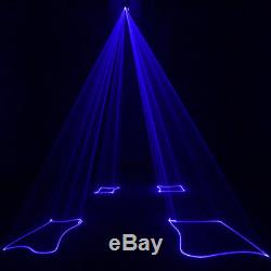 SUNY Remote DMX 450mW BLUE Laser Scan Stage Lighting DJ Party Show Light Music