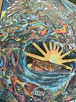 SWIRL FOIL Dave Matthews Band AP Poster Jones Beach Wantagh NY 2024 S/N #/30