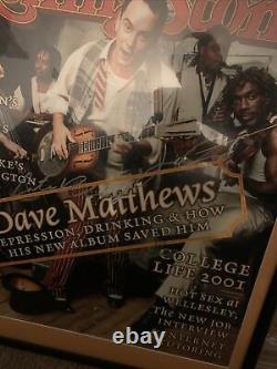 Signed Dave Matthews Band Poster. PICK UP ONLY