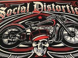 Social Distortion poster 2011 Tour Mike Ness Lucero Metallica Rare Pearl Jam DMB