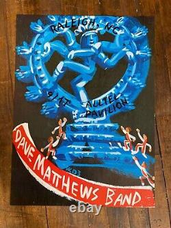 Steve Keene 2003 Dave Matthews Band Raleigh North Carolina Concert Poster