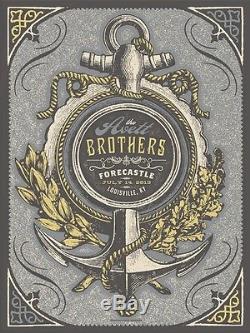 The Avett Brothers 2013 Forecastle Louisville KY Poster Signed & Numbered #/200