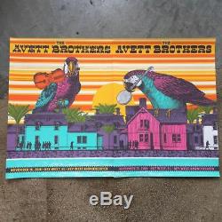 The Avett Brothers 2018 Key West FL Poster Signed & Numbered Matching #50 Set