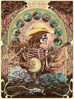 The Avett Brothers 4/10/2015 Poster Tallahassee FL GID S/N #/200 Miles Tsang