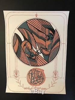 The Avett Brothers 9/15/2018 Poster Gorge WA Signed & Numbered #/300
