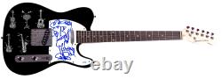 The Dave Matthews Band Stefan Lessard Autographed Graphics Guitar w Sketch ACOA