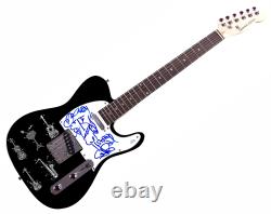 The Dave Matthews Band Stefan Lessard Autographed Graphics Guitar w Sketch ACOA