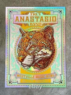 Trey Anastasio New Haven Poster Rainbow Foil /35 Signed and Numbered CONFIRMED