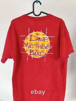 (V) 1990's VTG Dave Matthews Band DMB DOUBLE SIDE Crash Band Concert T-Shirt L