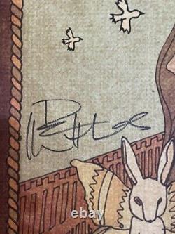 Very Rare Mint Dave Matthews Signed Autograph 24x24 Original Art