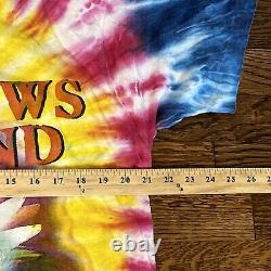 Vintage 1996 Dave Matthews Band Crash Tour T-Shirt XL Tie Dye Single Stitch