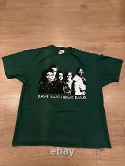 Vintage 90's Dave Matthews Band graphic band tee xl