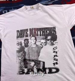 Vintage 90s Dave Matthews Band Crash Tour 1997 L/XL Concert Shirt Hipster