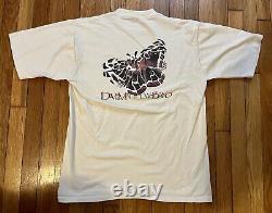 Vintage 90s Dave Matthews Band Graphic Tee T-Shirt Butterfly Back Hit All Sport