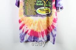 Vintage 90s Mens XL Dave Matthews Band Tie Dye Double Sided Band Tour T-Shirt