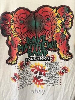 Vintage Dave Matthews Band 1997 Crash Tour Shirt Men's Size XL RARE Authentic