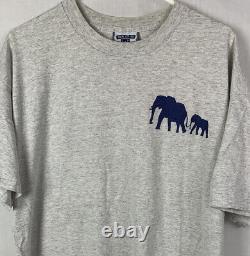 Vintage Dave Matthews Band T Shirt Double Side Band Tee Elephant XL USA 90s