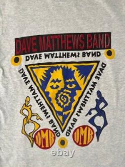 Vintage Original Dave Matthews Band Crash Tour 1998 L Concert Shirt Hipster