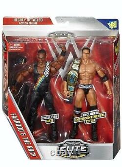 WWE Mattel Elite Flashback Faarooq & The Rock 2 Pack Nation Of Domination